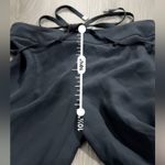 Armani Collezioni Navy Blue Silk Blend High Rise Tie Waist Dress Pants Size 8 Photo 11