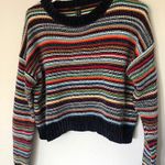 Forever 21 Striped Cashmere Cropped Sweater Photo 0