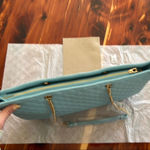 Badgley Mischka Quilted Blue Tote Bag​ Photo 5