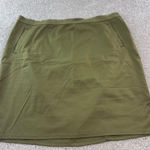 Lane Bryant Glamour Womens Plus Size 28 Olive Green Utility A-Line Mini Skirt Photo 0
