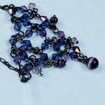 Kenneth Cole Women Necklace Purple Shades of Beads Adjustable Extender Chain Photo 15
