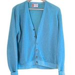 Puritan Sportswear Rare Vintage  Blue Button Up Cardigan Sweater Photo 0