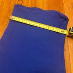 ZARA blue Denim Strapless Bodycon Mini Dress Photo 8