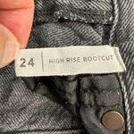 PacSun | 24W x 30L | Ultra Faded Black Denim High Rise Bootcut Button-Fly Jeans Photo 6