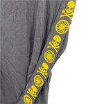 SoulCycle Long Sleeve Tee Grey Yellow Sleeve Print Size Small Photo 2