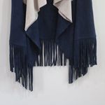 DO+BE   Two Tone Fringe Suede Vest Photo 3