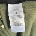 Lysse Womens XL Olive Green Zipper Ankle Pants Stretch Casual Cropped Athleisure Photo 4