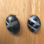 Handmade Black Silver Gold Earrings Retro Trendy Photo 1