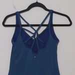 prAna Women's Dreamcatcher Yoga Tank Top Strappy Indigo Stripe- Size S Photo 4