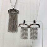 Elle  Collection Sterling silver fringe set, NWOT Photo 2