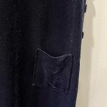 Jacqueline Ferrar VTG Y2K VELVET VELOUR Black Jumper Dress Maxi Stretch Size 12 Photo 3