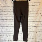 Aerie Offline  Brown 7/8 Leggings with Cheetah Print Detail‎ High Waisted Medium Photo 3