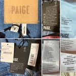 Paige  Vintage Collection Maggy Tie Waist Long Sleeve Denim Romper Shorts 8 NWT Photo 10