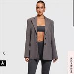 House Of CB  'Aline'‎ Dark Grey Oversized Blazer NWOT size L. $179 Photo 12