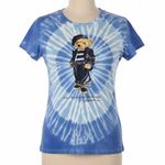 Polo Ralph Lauren Polo Bear Tie Dye T Shirt Womens Size S Short Sleeve Tee Blue Photo 0