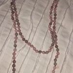 Altar'd State Pink Boho Bead Long Necklace Photo 0