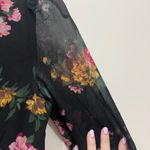 Aritzia  Wilfred Black Floral Nazaire Dress Size 0 US $158 Photo 5