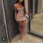 House Of CB  Mistress Rocks Blush Glass Corset Mini Dress Photo 4