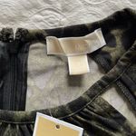 Michael Kors NET: Green and Black Safari Dress Photo 9