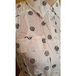 Kensie White Shirt Dress with Nautical Beach Seashell Print by  from Modcloth Photo 3