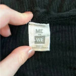 Me to We  black lace button up top in size small Photo 3