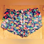J.Crew factory navy floral pajama shorts Blue Size XXL Photo 0