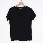 American Giant Classic V Neck T Shirt Black Made in USA Size L Size L Photo 1