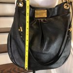 Marc Jacobs Black Tumbled Leather Top Handle Crossbody Women’s Workwear Satchel Photo 11