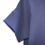 IRIS & INK Dress V Neck Short Sleeve Lined Navy Blue NWT Size 2 Photo 3