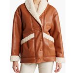 BLANK NYC Faux Shearling & Faux Leather Jacket, Rainmaker Size XL New w/Tag Photo 7