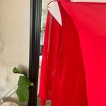 Bobeau  Red Open Batwing Sleeve Shirt Photo 1