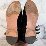 Aquazzura Coachella feathered black suede flat ankle boots size IT 35 US 5 Photo 9