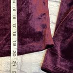 ASTR THE LABEL Velvet Scoop Neck Long Sleeve top Shirt deep purple Eggplant L Size L Photo 5