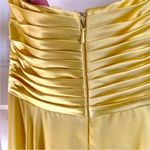 Sherri Hill  Yellow Beaded Short Dress Size 8 Photo 5