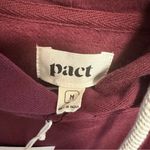 Pact Unisex Raisin Burgundy One For All Unisex Hoodie Size Medium Red Photo 2