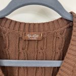 Brandy Melville  Chocolate V-Neck Sweater Vest Photo 1