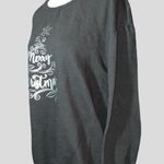 Holiday Time  black sweatshirt with holiday sayings on the front Photo 2