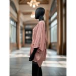 ASOS Design Curve 100% Viscose Blush Wrap Tunic Top - Size US 18 Photo 1