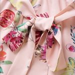 Bloomchic Citrus Fruit Print Halter Belted Gathered Dress Photo 4