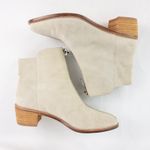 Anthropologie Matiko Mylvia Tan Suede Front Zip Ankle Boots Womens 6 Photo 1
