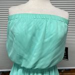 EXPRESS  NWT Light Green Convertible Strapless Mini Dress Size Medium Photo 3