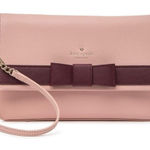 Kate Spade  Pink Leather Crossbody Bag Bow Detail Chain Strap NWT Photo 0