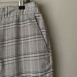 ZARA sz 2 gray plaid slacks pants Photo 3