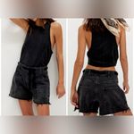 Free People NWOT  We The Free Moxie Barrel Shorts - night hawk black - 29 *IR* Photo 1
