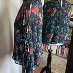 Kensie Medium Green Floral Blouse Photo 5