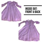 VINTAGE 1960'S JACK BRYAN BY DUPUIS ORCHID PURPLE CHIFFON BEADED COCKTAIL DRESS Photo 10