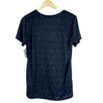 Reebok NWT Blip Performance T-Shirt Womens L Black V-Neck Lightweight Athleisure Photo 1