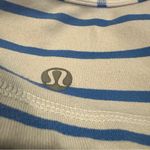 Lululemon Flow Y Bra Deauville Stripe Pipe Dream Blue White size 6 Photo 1