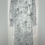 ALL SAINTS NEW NWT Bari Perpetua Long Sleeve Dress In Soft Grey Size 8 women’s Photo 4