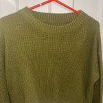 Target Green crop top long sleeve sweater by  size large Photo 1
